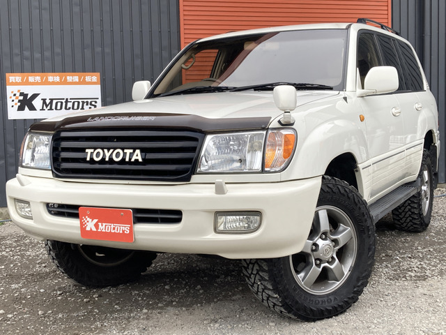 ランドクルーザー1004.7 VXリミテッド Gセレクション 4WDリフトアップ 社外ナビ フルセグ 本革