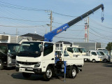 キャンター  クレーン付平ボディー 自社レンタUP