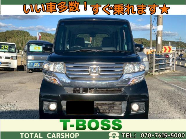 N-BOXカスタムG ターボ パッケージ新品バッテリー・タイヤ☆ナビTV☆ETC