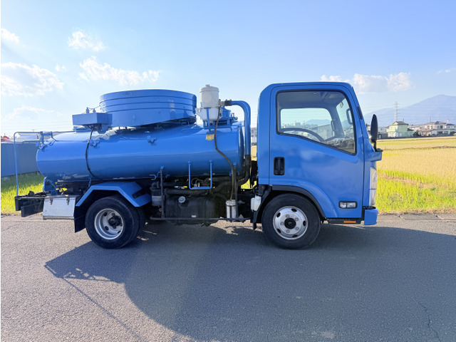 エルフ バキュームカー モリタエコノス3000L・電動リール