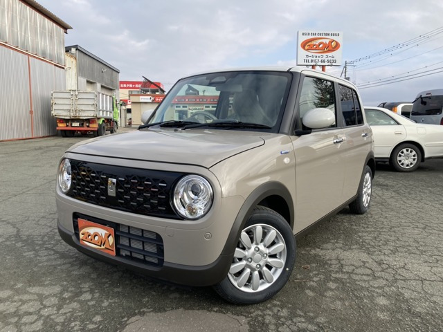 アルトラパン ハイブリッド X 4WD 届出済未使用車 LEDヘッドランプ USB電源