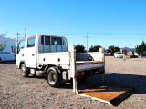 エルフ  4WD Wキャブ 平ボディ パワーゲート