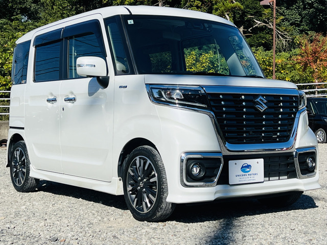 スペーシアカスタム ハイブリッド(HYBRID) XS ハイブリッド 禁煙車ナビ TV