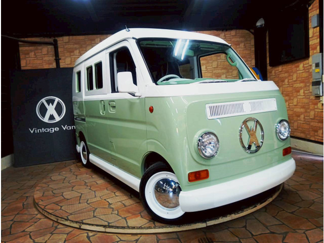 ミニキャブバンG ハイルーフアーリー ビンテージバス仕様 レトロ