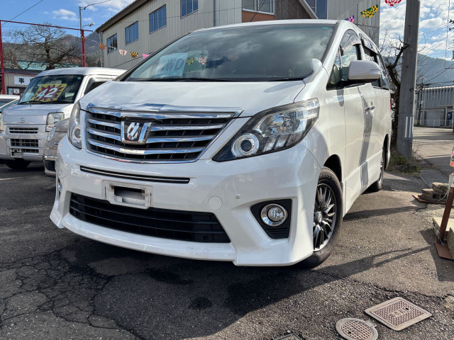 アルファード2.4 240S 4WD後席モニター ETC バックカメラ