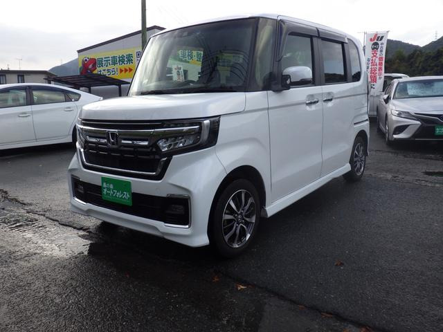 N-BOXカスタムL スロープ 4WD純正メモリーナビ 地デジフルセグTV