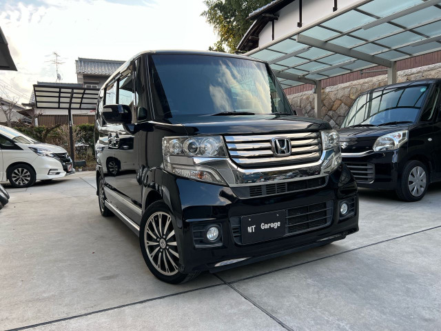 N-BOXカスタムG ターボ パッケージナビ TV Bカメラ ETC タイヤ山有