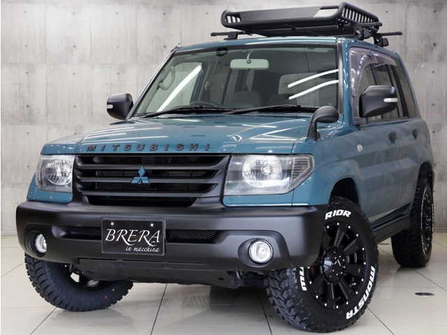 パジェロイオ2.0 パールパッケージ ナビエディション 4WDブレラOGカスタム新品社外アルミホイール