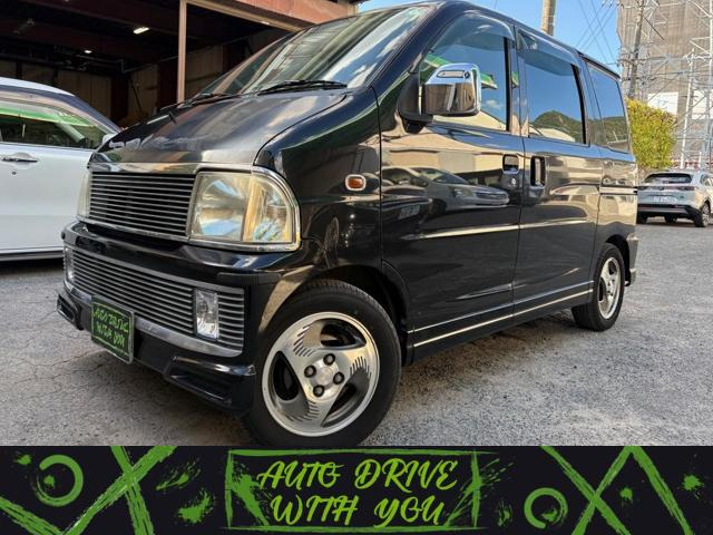 アトレーワゴンエアロダウンビレット ターボロールーフ 社外ナビ フルセグTV CD