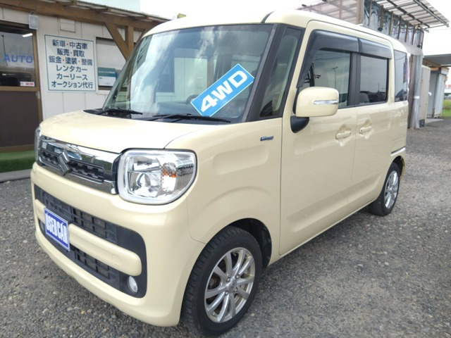 スペーシアハイブリッド(HYBRID) X 衝突被害軽減ブレーキ非装着車 4WDハイブリッド X 衝突被害軽減ブレーキ非装着車 4WD ナビTV