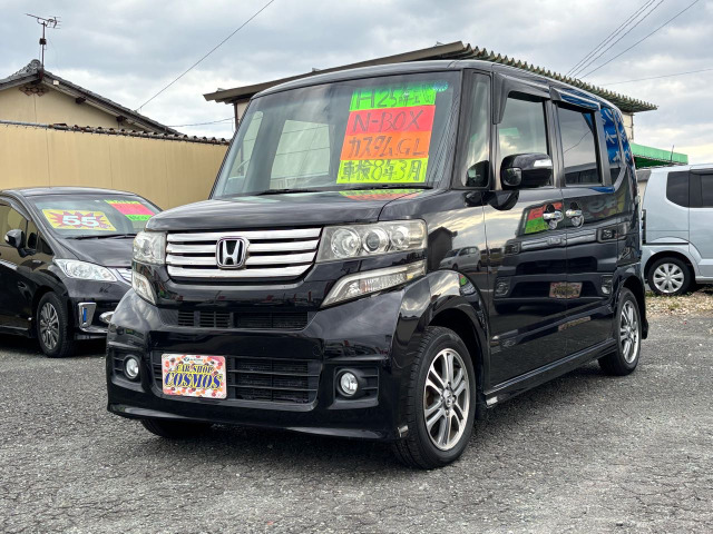 N-BOXカスタムG☆バックカメラ☆片側電スラ☆Pスタート☆