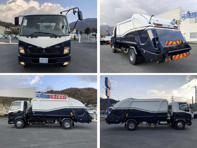 三菱ふそう ファイター 塵芥車 プレス式 フジマイティー 10.2m3 の中古