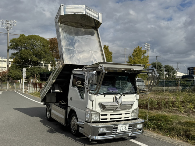 エルフ 3.0 強化ダンプ フルフラットロー ディーゼル 車検付