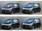 ワゴンRスティングレー!新品車高調!新品16AW!後期!ターボ!リア軽度修復ですのでご安心下さい!