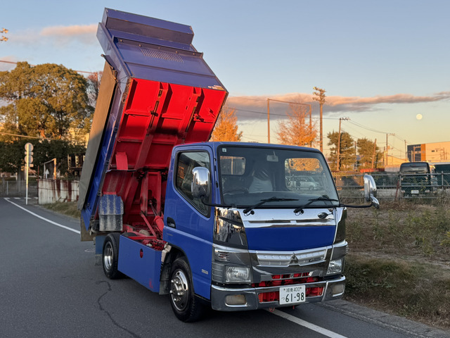 キャンター3.0 強化ダンプ 全低床 ディーゼル車検付・最大積載量3,000kg