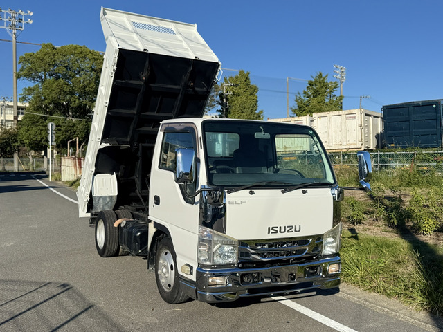 エルフ 3.0 強化ダンプ フルフラットロー ディーゼル 車検付・最大積載量 3,000kg