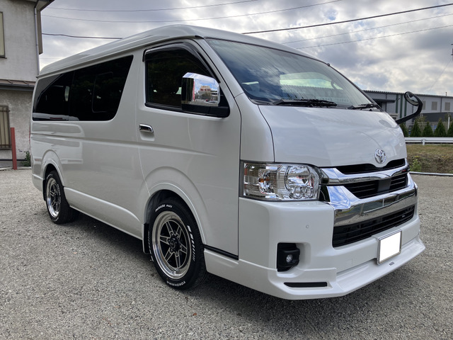 ハイエース2.7 GL ロング ミドルルーフ新古 SSRホイール モデリスタ Pスラ