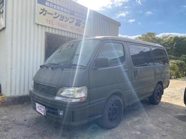 ハイエース3.0 スーパーカスタムG トリプルムーンルーフ ディーゼルディーゼルターボ キーレス・社外AW