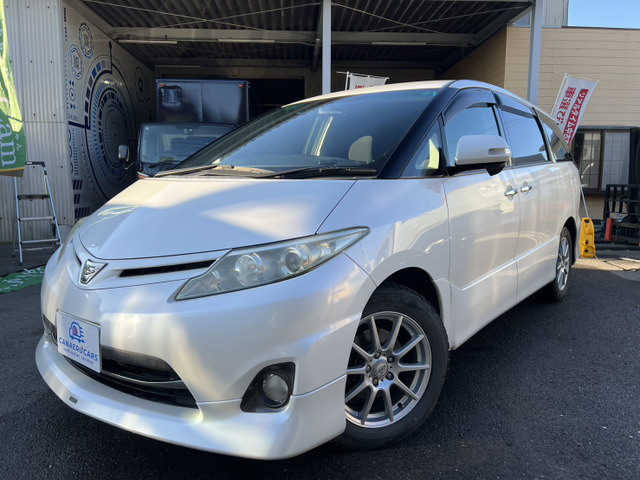 エスティマ2.4 アエラス Gエディション 4WDWパワスラ ナビ Bカメ モデリスタ