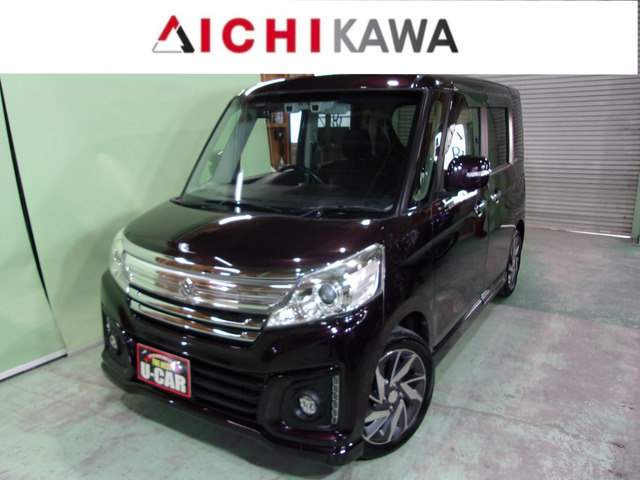 スペーシアカスタムXS デュアルカメラブレーキサポートナビ/全方位カメラ/両側電動/禁煙