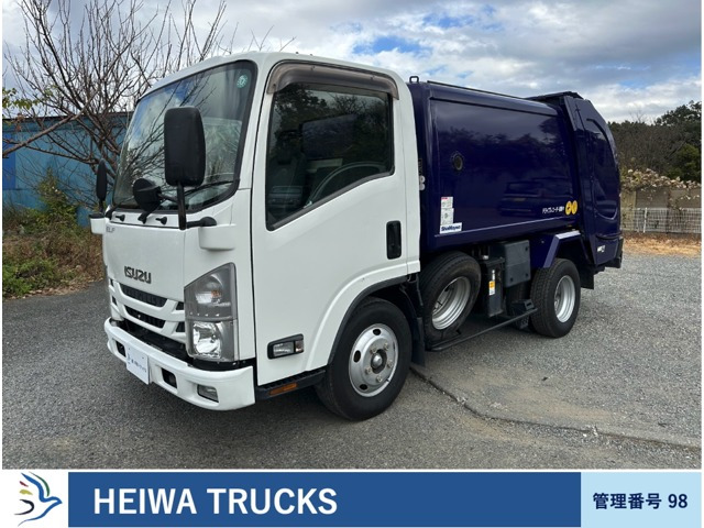 エルフ  パッカー車 5.1立米 回転板式 新明和