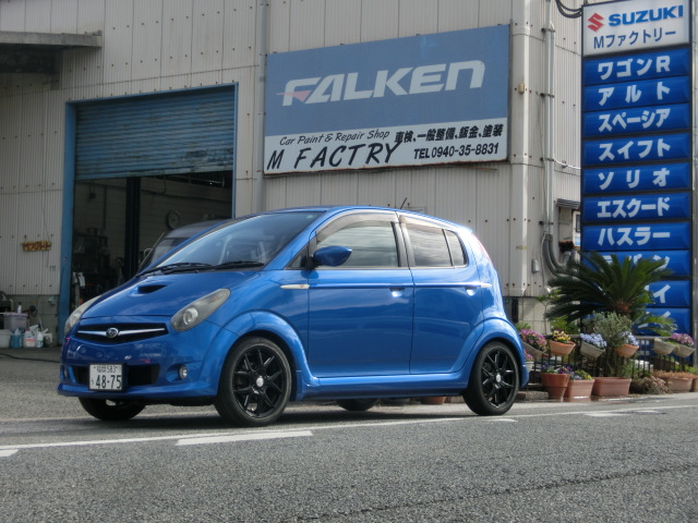R2タイプS Sスーチャー 車高調 WRブルー