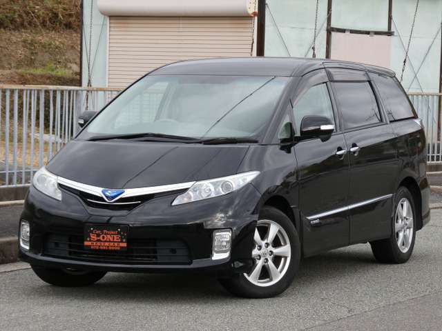 エスティマハイブリッド2.4 G レザーパッケージ 4WDパワーバックドア/電動格納シート/レザー