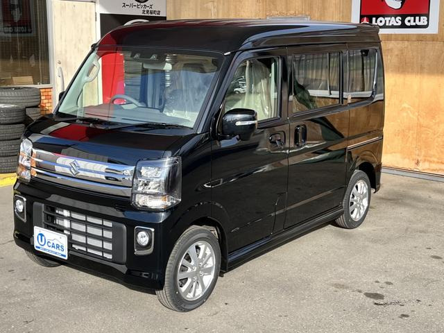 エブリイワゴン PZターボ 4WD 届出済未使用車 衝突被害軽減ブレーキ