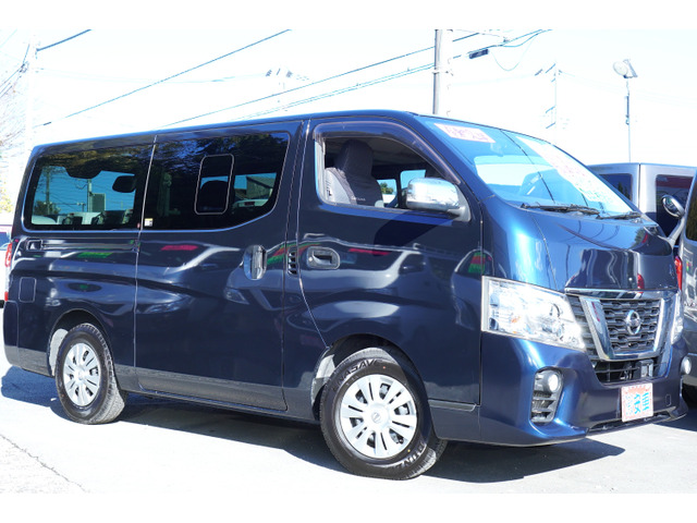 NV350キャラバン2.5 VX ロング ディーゼル純LEDナビBカメラWAC後窓簿9枚Tチ