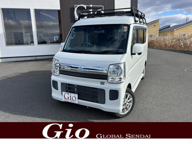 エブリイワゴンJPターボ ハイルーフ 4WDセーフティサポート 純正ナビTV・Bカメ