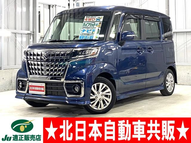 スペーシアカスタムハイブリッド(HYBRID)  GS 4WD2年車検(付)・デュアルカメラブレーキS