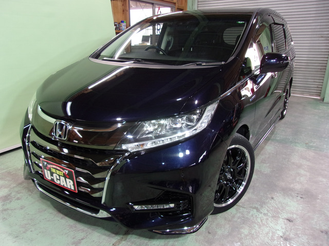 オデッセイ2.0 ハイブリッド アブソルート EX ホンダ センシング9型ナビ/後席モニター/禁煙