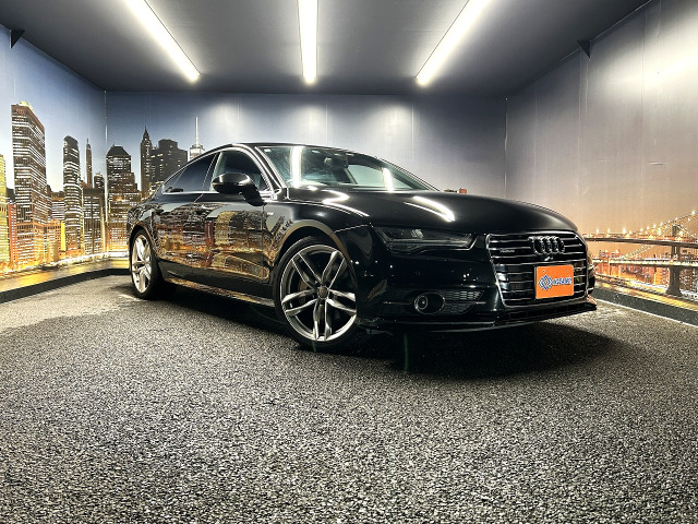 A7スポーツバック3.0 TFSI クワトロ 4WD禁煙車 後期型 黒本革 メーカーナビ