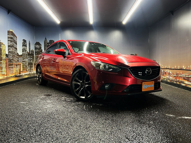 アテンザ2.5 25S Lパッケージ禁煙車 黒本革 純正ナビ バックカメラ