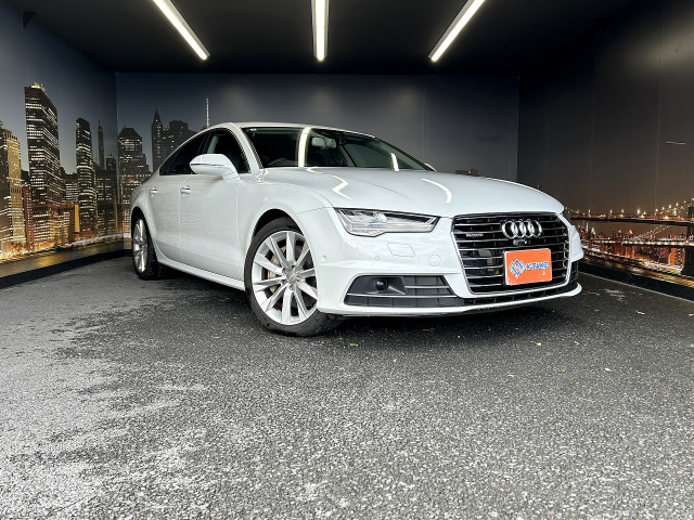 A7スポーツバック3.0 TFSI クワトロ 4WD禁煙車 後期型 黒本革 メーカーナビ