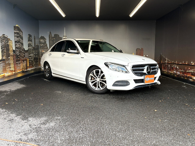 CクラスC200 アバンギャルド禁煙車 黒ハーフレザー メーカーナビ