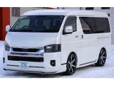 ハイエース 2.7 GL ロング ファインテックツアラー 4WD 登録済未使用車 玄武ローダウン