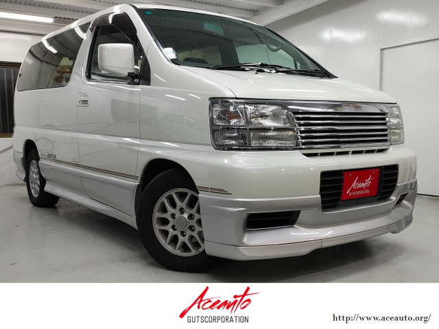 エルグランド3.3 ハイウェイスターWサンルーフ 屋内保管 禁煙車