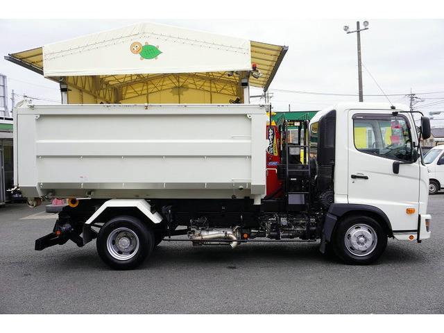 日野 レンジャー コンテナ車 4トン フックロール ツインシリンダー の 