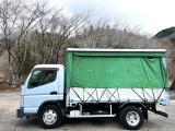キャンター  積載4.65t カーテン車 平ボディ