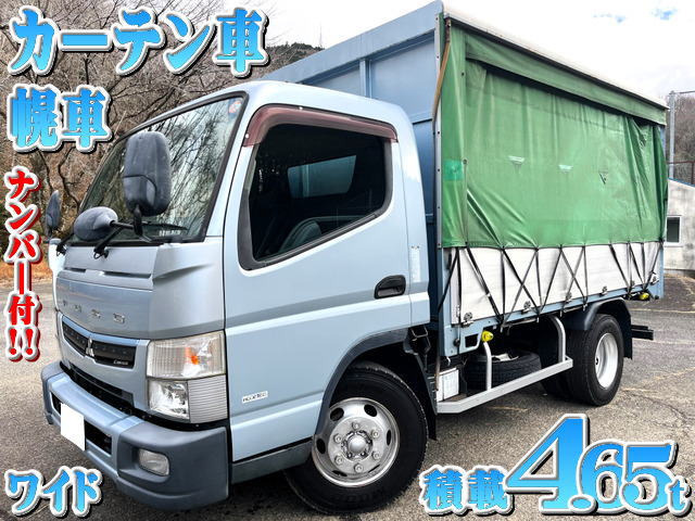 キャンター  積載4.65t カーテン車 平ボディ