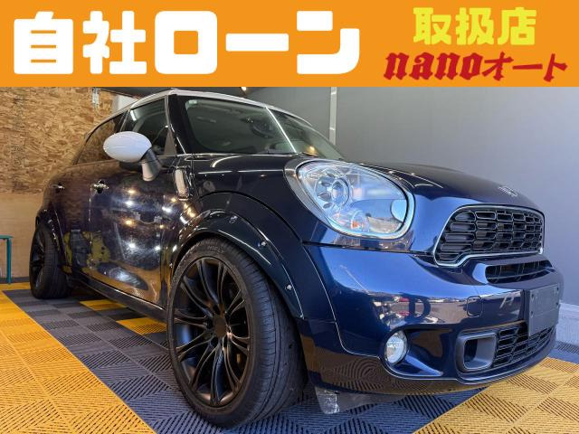 ミニクロスオーバー クーパー S 自社ローン可!ターボ!オバフェン!アルミ