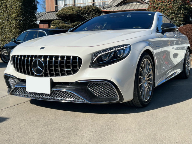 SクラスクーペAMG S63 4マチック プラス 4WDS65仕様・カーボンファイバーリップ
