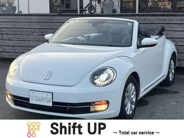 ザ・ビートル・カブリオレ1.2黒革シート/電動オープン/バックカメラ/純