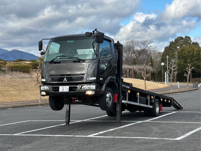 ファイター  重機運搬車 セルフローダー 車検付