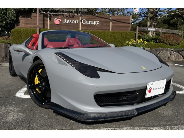 458スパイダー F1 DCT フロントリフター パワークラフトマフラー