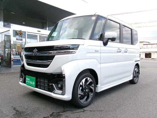 スペーシアカスタムハイブリッド(HYBRID)  XS届出済未使用車 スズキセーフティサポート