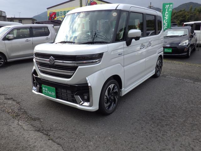 スペーシアカスタムハイブリッド(HYBRID)  XS届出済未使用車 衝突被害軽減ブレーキ