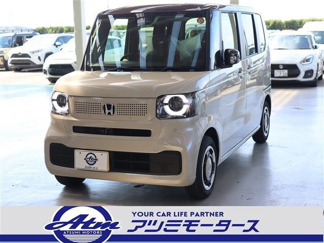 N-BOXファッションスタイル 2トーン未使用車・2トーン・ナビ装着用PKG