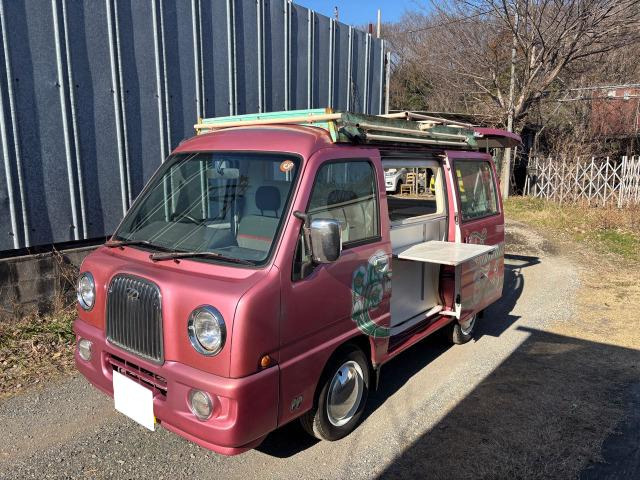 スバル サンバーディアスワゴン クラシック キッチンカー 両側屋根付 